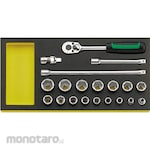 ESCO 3/8"sq socket wrench set