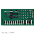 ESCO Socket wrench set (tray included)
