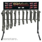Egamaster Display of 54 Angled Open Socket Wrenches