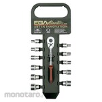 Egamaster Hex Socket Wrenches and Reversible Ratchet Handle