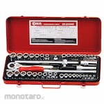 GENIUS Metric & SAE Hand Socket Set (Set Kunci Sok)