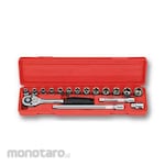 Gestar Set Kunci Sok 1/2 inch 6pt dengan Box Blow Mold