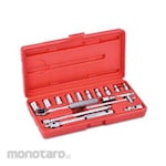 Gestar Set Kunci Sok 1/4 inch 12pt Tipe Inci (Socket Set)