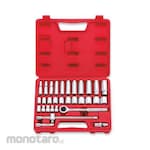 Gestar Set Kunci Sok 3/8 inch 6pt Tipe Inci (Socket Set)