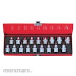 Gestar Set Mata Kunci Sok E-Socket & Mata Kunci Sok L Bintang 1/2 inch (Socket Set)