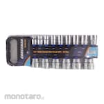 Gestar Set Mata Kunci Sok Reguler 1/2 inch 6pt Rail Plastik