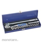 JETJO TOOLS Set Kunci Sok 1/2inch 6 pt (Besi)