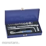 JETJO TOOLS Socket Set 3/8inch 6 PT (Set Kunci Sok)