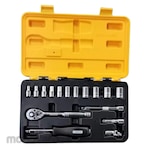 KRISBOW Socket Wrench 1/4inch Set (Set Kunci Sok)