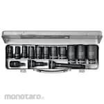 KTC Socket Wrench Set for Impact Wrench (Semi-Deep Thin Wall)