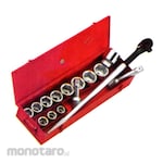 KWT Set Kunci Sok 1inch + Box Logam (inch) "Gift"