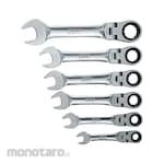 KYOTO TOOL (KTC) Set Kunci Ring Pas Ratchet Pendek