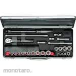 KYOTO TOOL (KTC) Socket Wrench 3/8 Inch Set (Set Kunci Sok)