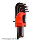 MAXPOWER Set Kunci L Bintang Panjang dengan Lubang S2 Perunggu