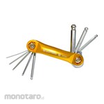 MAXPOWER Set Kunci L Hexagonal Ball Point Lipat