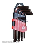 MAXPOWER Set Kunci L Hexagonal Ball Point Pendek