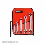 PROTO Set Kunci Ring Ratchet Offset Bolak Balik - 6pt & 12pt