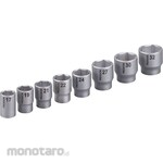 PROXXON 1/2 Socket (8 Pc) 17/19/21/22/24/27/30/32mm (Kunci Soket / Socket Set)