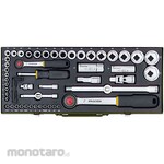 PROXXON 56 Pcs Multi-socket Wrenches Set 1/2 and 1/4inch (Kunci Soket / Set Kunci Pas)