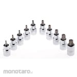 RS PRO 1/2 inch 10 piece socket set
