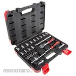 RS PRO 1/4 Inch Socket Set, 29 Pieces