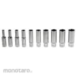 RS PRO 1/4 inch 10 piece socket set