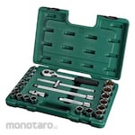 SATA 12PT Socket Set Metric