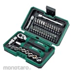 SATA Ratchet Wrench & Screwdriver Multi Kit (Set Kunci Sok)