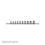 STAHLWILLE Set Mata Kunci Sok 1/4 inch dengan Clip Strip