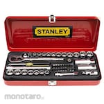STANLEY 3/8inch 12pts Metric & Imperial Socket Set (Set Kunci Sok)