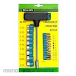 Sellery Set Kunci Sok T & Mata Obeng