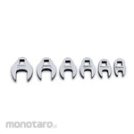 Snap-on SAE Open End Crowfoot Wrench 1/4inch Set (1/4-9/16inch) (Kepala Kunci Pas)