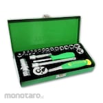 TEKIRO Socket Set 1/4 - 3/8inch (Besi) (Set Kunci Sok)