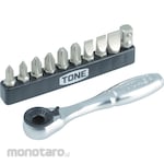 TONE Set Mata Obeng Kunci Sok Ratchet