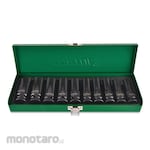 Toptul 1/2inch DR. 6PT Flank Deep Impact Socket (Set Kunci Sok)