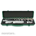 Toptul Set Kunci Sok Flank 1/2 inch 6pt