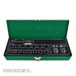 Toptul Set Mata Kunci Sok Flank Impact 1/2 inch 6pt