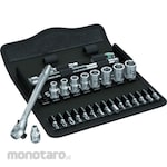 WERA Set Mata Obeng Kunci Sok Ratchet-Metal Zyklop dengan Change Lever