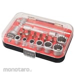 monotaro Ratchet Bit Set With Handle (Set Kunci Sok)