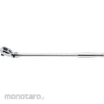 KO-KEN 1/2inch (12.7mm) Sq. Head Swing Long Ratchet Handle (Polish Grip)
