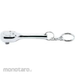 KO-KEN 1/4inch (6.35mm) Sq. Ratchet Handle (with Key Ring)