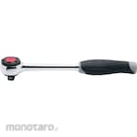 KO-KEN 3/8inch (9.5mm) Sq. Ratchet Handle (Resin Grip)