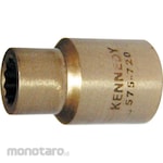 Kennedy Spark Resistant Socket 1/2 Sq. Dr Al-Br