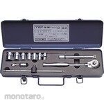 Top Kogyo Swinging telescopic ratchet handle set