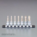 ESCO 1/2"DR / T30-T70 [Torx] Bit Socket Set (with squeeze stop)