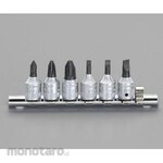 ESCO 1/4"sq / 6 pieces [+-] bit socket