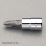 ESCO 1/4"sqx # 2 [+] bit socket