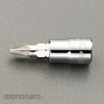 ESCO 1/4"sqx # 3 positive drive bit socket