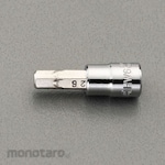 ESCO 1/4"sqx8mm Hex bit socket