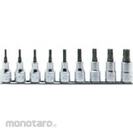KO-KEN 1/2inch (12.7mm) Sq. Torx Plus Bit Socket Rail Set